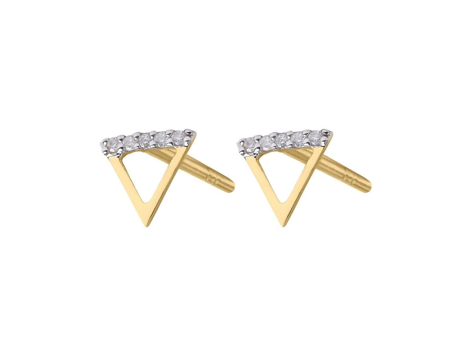 Picture of Luna Rae Solid 9k Gold Water Element Studs