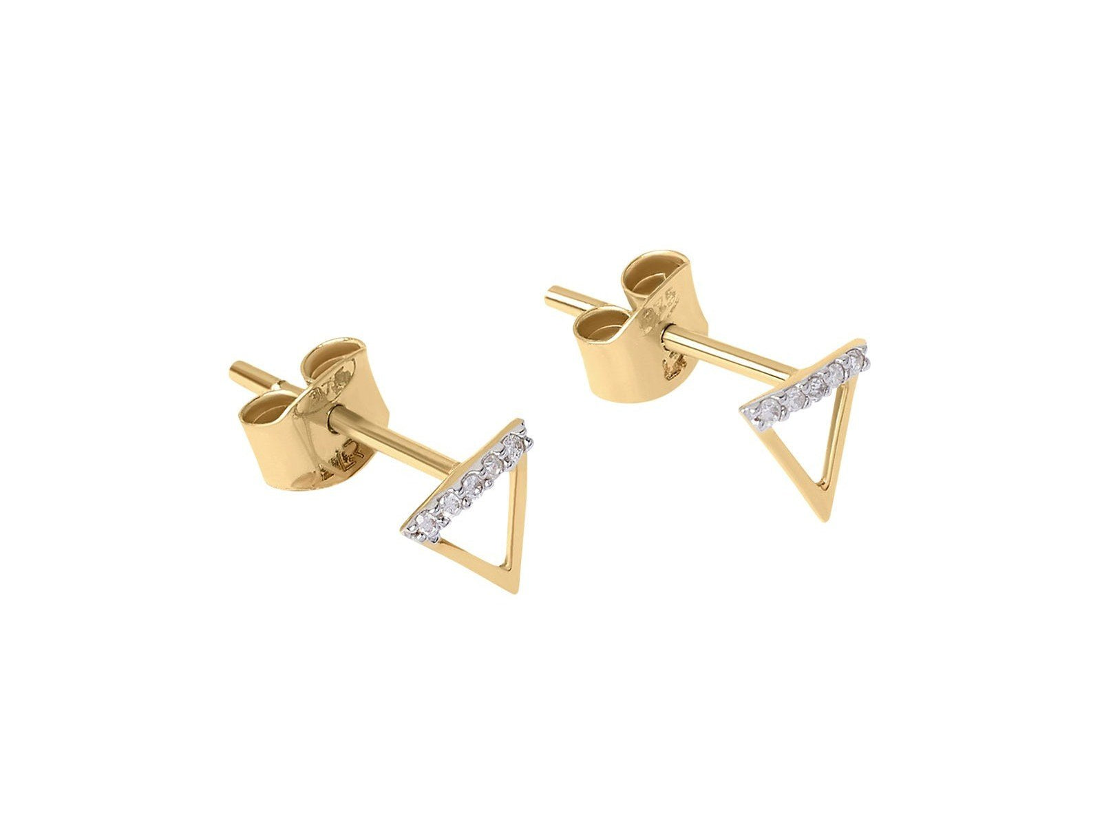 Picture of Luna Rae Solid 9k Gold Water Element Studs