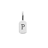 White Gold Letter P